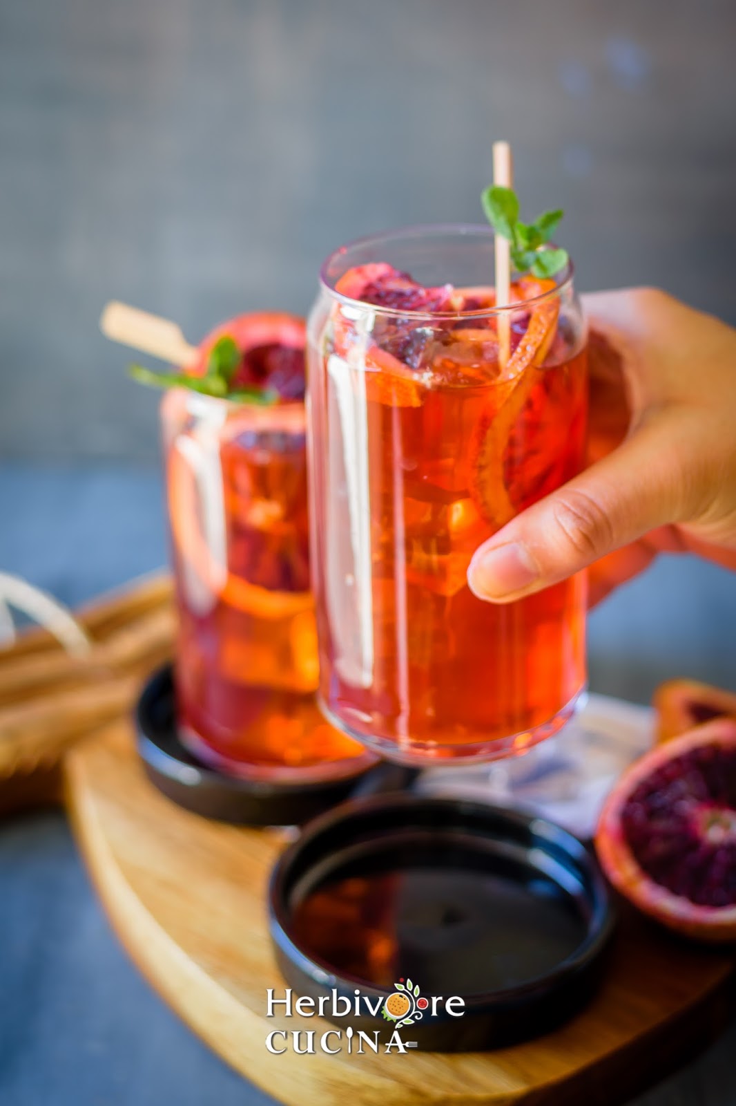 Herbivore Cucina Blood Orange Iced Tea