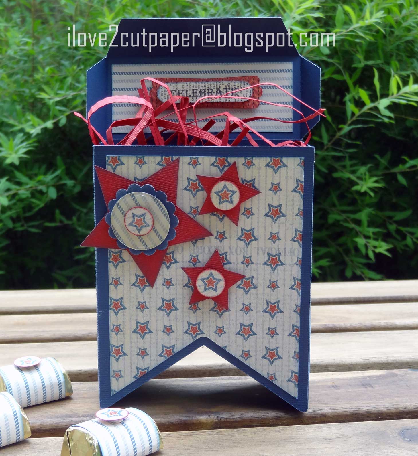 i love 2 cut paper Cut It Up Challenge Blog Stars and Stripes