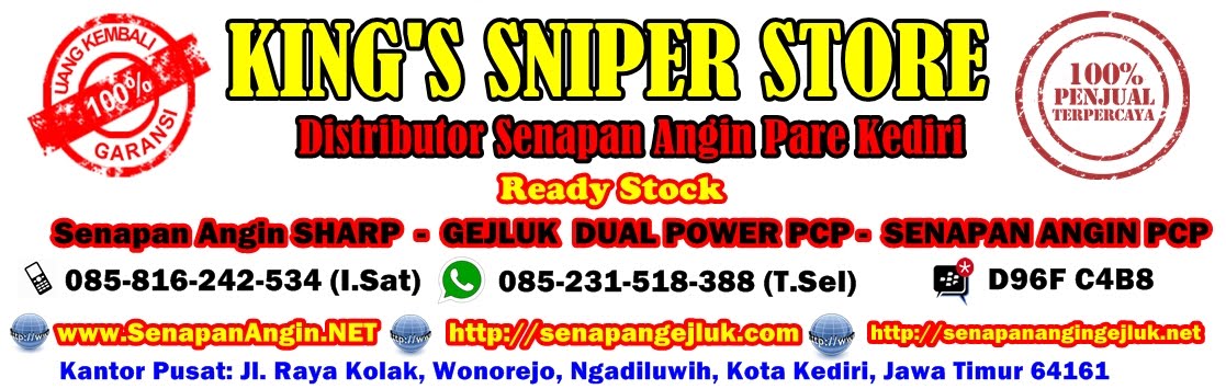 Agen Senapan Angin Gejluk, Pcp, Uklik di Palembang WA : 085-231-518-388