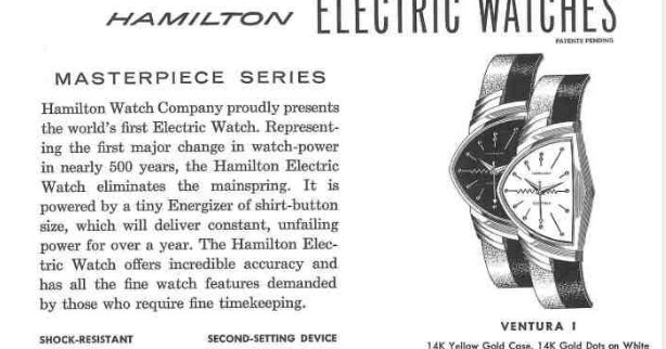 1957 hamilton ventura watch Clearance