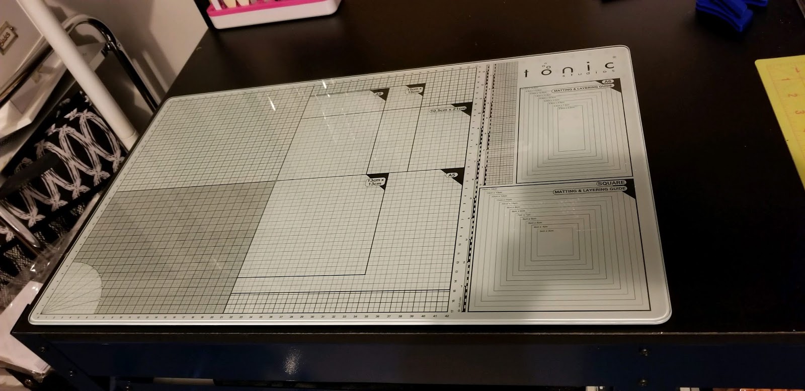The DoodleBLOG Tonic Studios Surfaces A3 Glass Cutting Mat