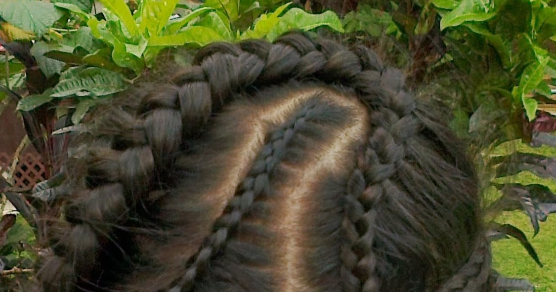 Braids And Hairstyles For Super Long Hair Micronesian Girl~ Intricate Dutch Braid