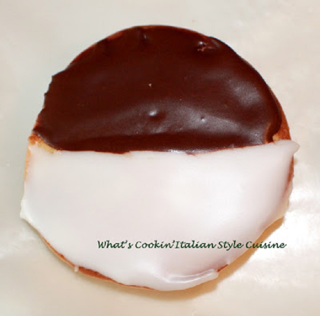 Half Moon Cookies What's Cookin' Italian Style Cuisine