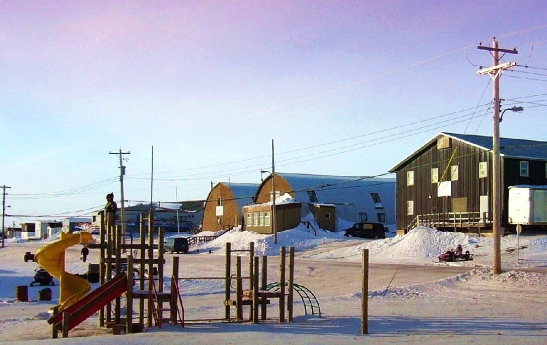 Ultima Thule Baker Lake, the geographical center of Canada
