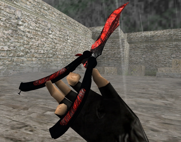 Skin Knife Butterfly Vampire (CSGO) HD para CS 1.6 CS Revo!
