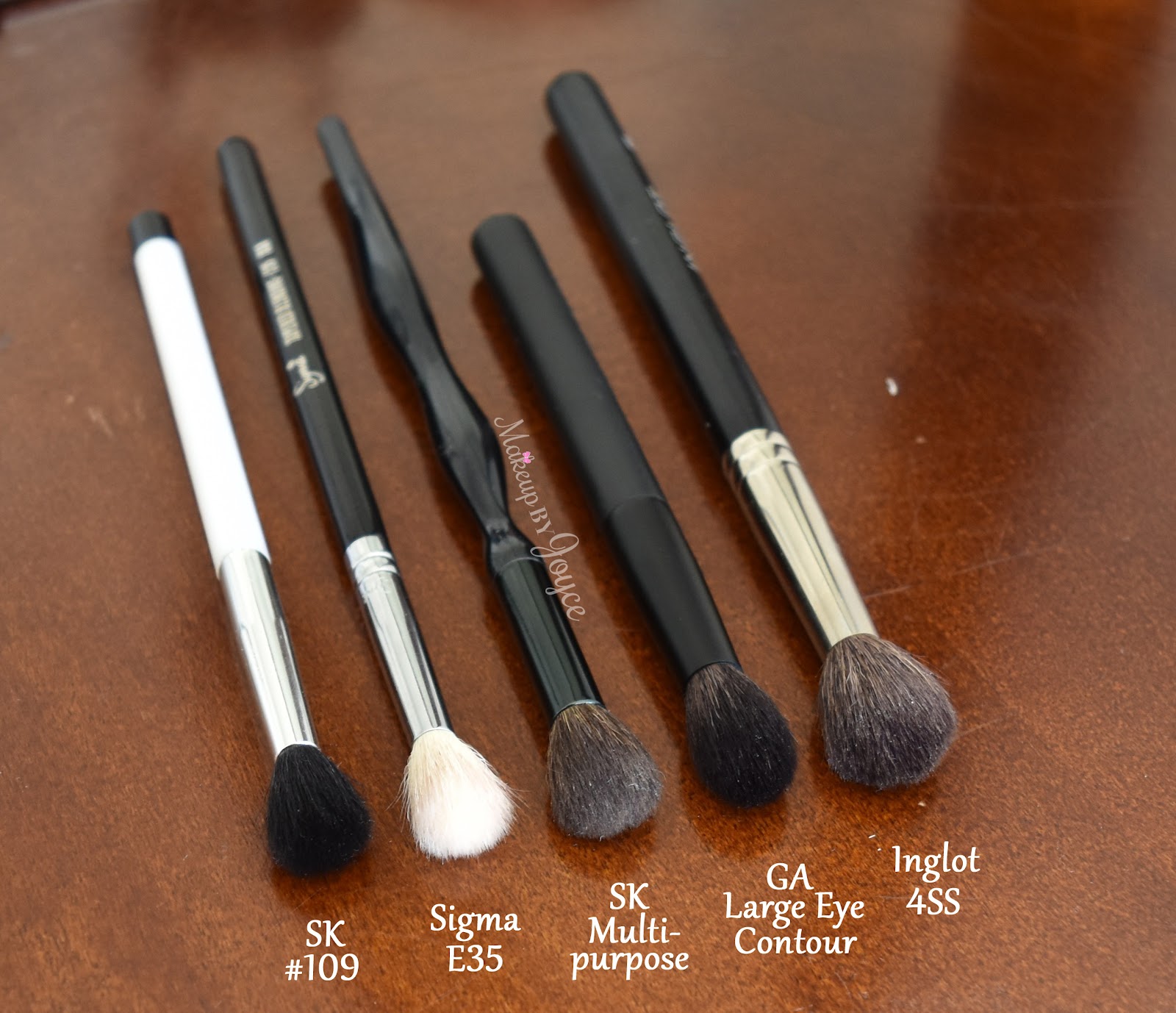 MakeupByJoyce ** ! Review Tapered Crease Blending Brushes for the Eyes