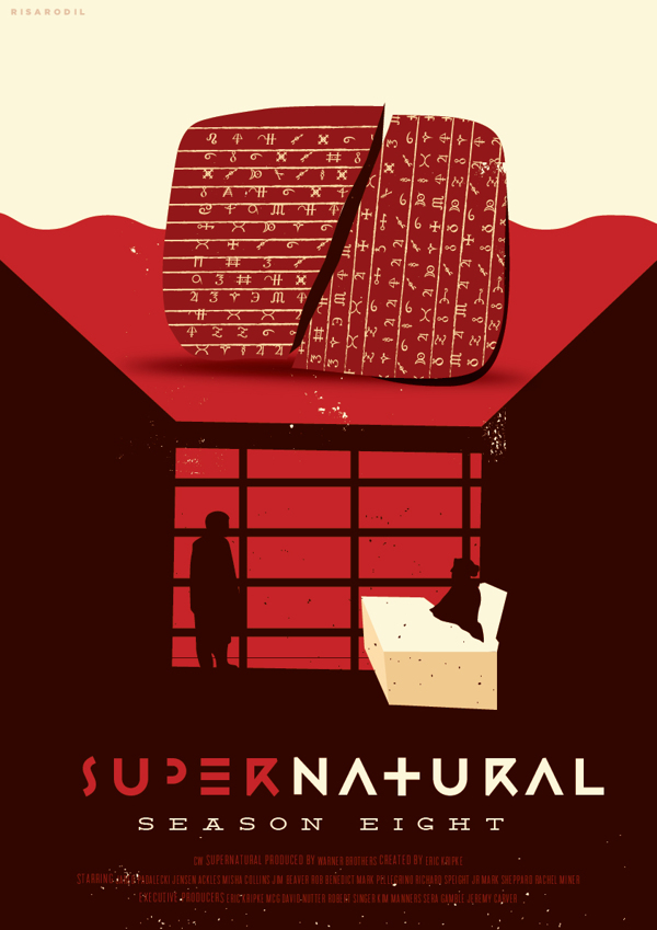 Risa Rodil. Supernatural Reimagined Season Posters. Doctor Ojiplático