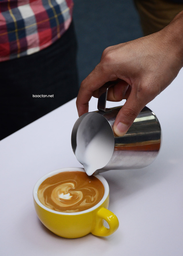 Cafe latte art