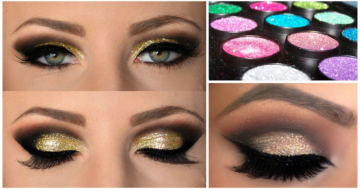 Cómo pegar las sombras con glitter y que no se caigan al maquillarnos