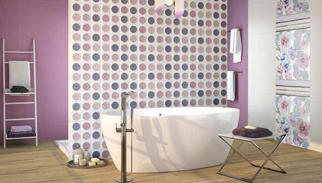 Luxury bathroom tile patterns and design colors of 2018