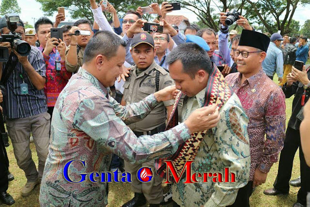 Ridho Ficardho Puluhan Ribu Warga Tanggamus Sambut Kunker Gubernur Lampung