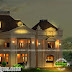 Royal look Colonial style Kerala home design