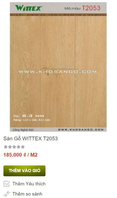 Sàn gỗ thương hiệu Wittex