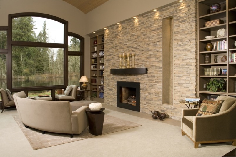 This Is Natural Stone Accent Wall In The Wood Living Room Read Here Home Design Minimalist - Stone Accent Walls In Living Rooms This Is Natural Stone Accent Wall In The Wood Living Room Read Here Home Design Minimalist - Stone Accent Walls In Living Rooms