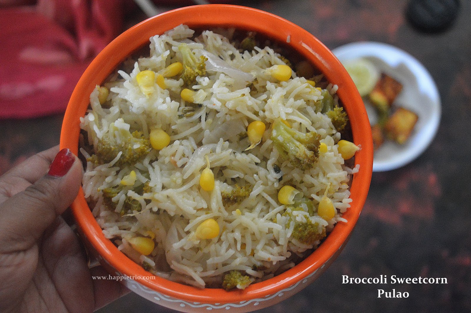Broccoli Sweet Corn Pulao Recipe  | Broccoli Sweet Corn Rice
