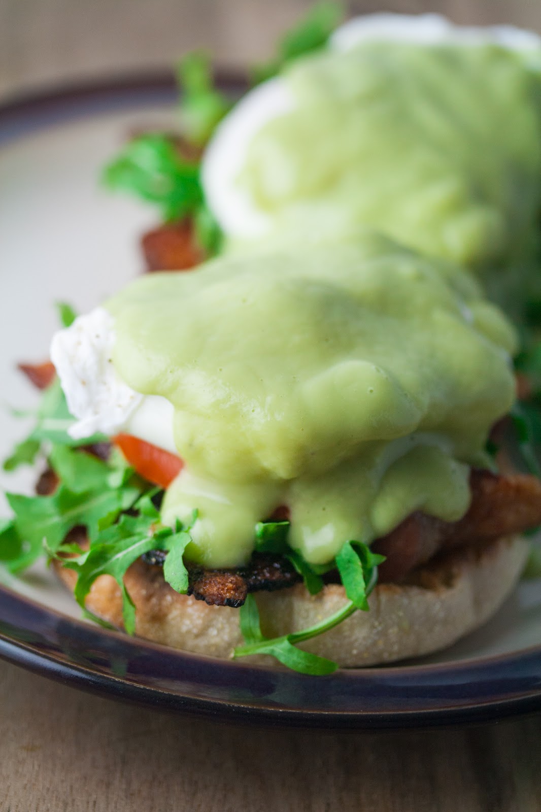 Oregon Transplant Blt Poached Eggs With Avocado Hollandaise