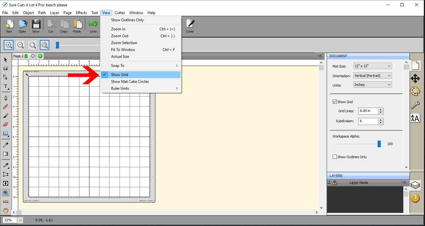 Sure Cuts A Lot 4 Basics Mat settings Design Bundles