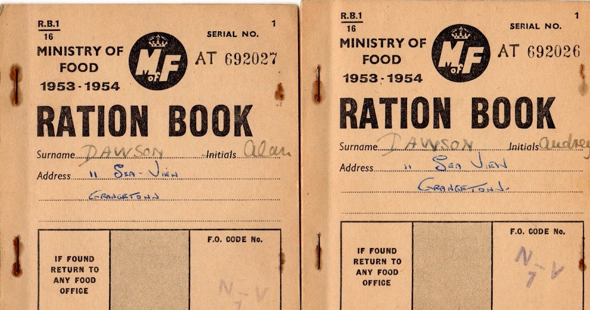 Horsforth Museum Ration Books Last Issue 1953 54 WW2 horsforth-museum-ration-books-last-issue-1953-54-ww2
