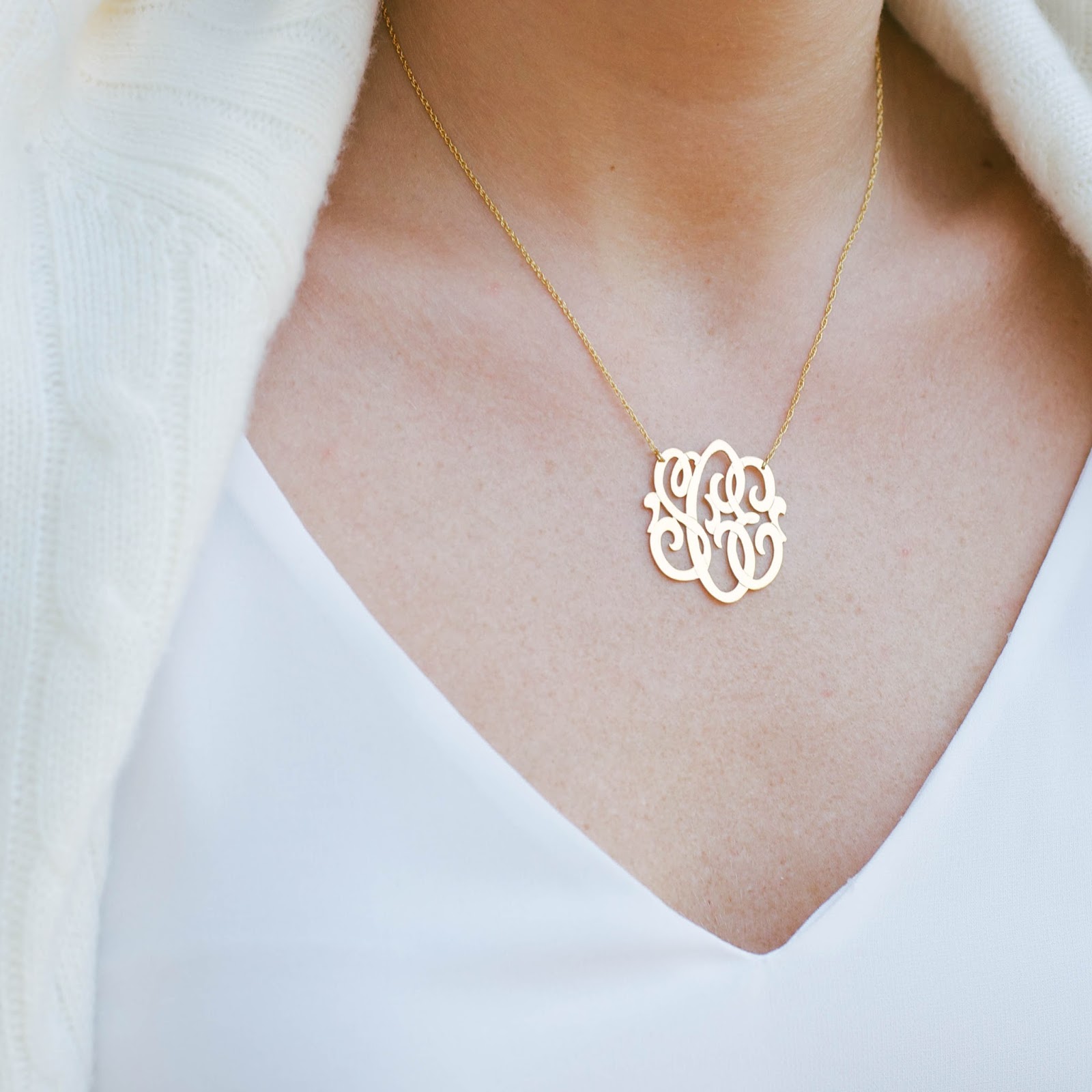 Summer Wind The Best Monogrammed Necklace