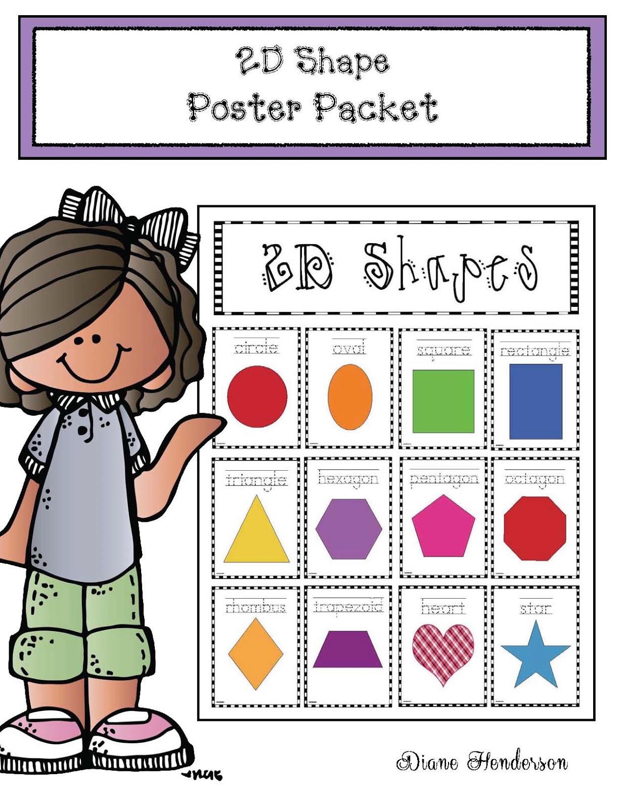 2D Shapes Poster Packet Classroom Freebies 2D Shapes Poster Packet Classroom Freebies