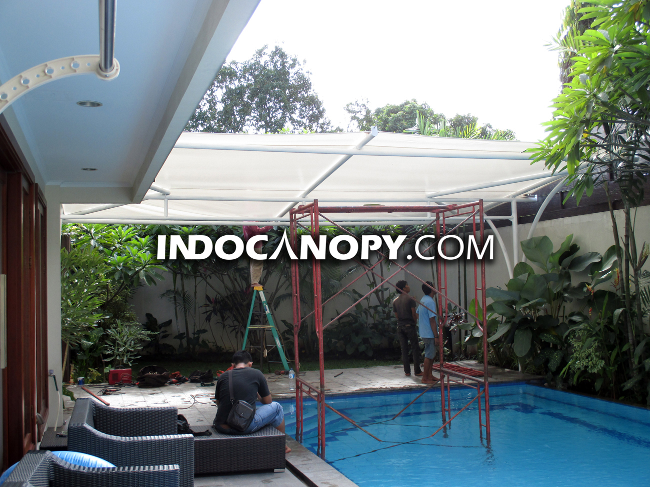 Jasa Canopy Kain dan Tenda Membrane di Bandung Canopy