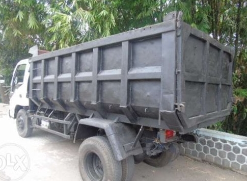 Karoseri Dump Truck Jawa Tengah-putih hitam