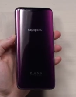 Oppo Find X backview