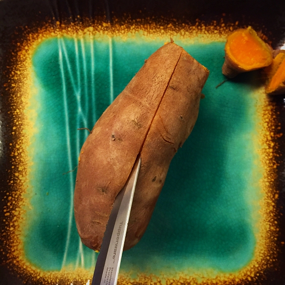 Dishfunctional Designs How To Easily Peel Boiled Sweet Potatoes