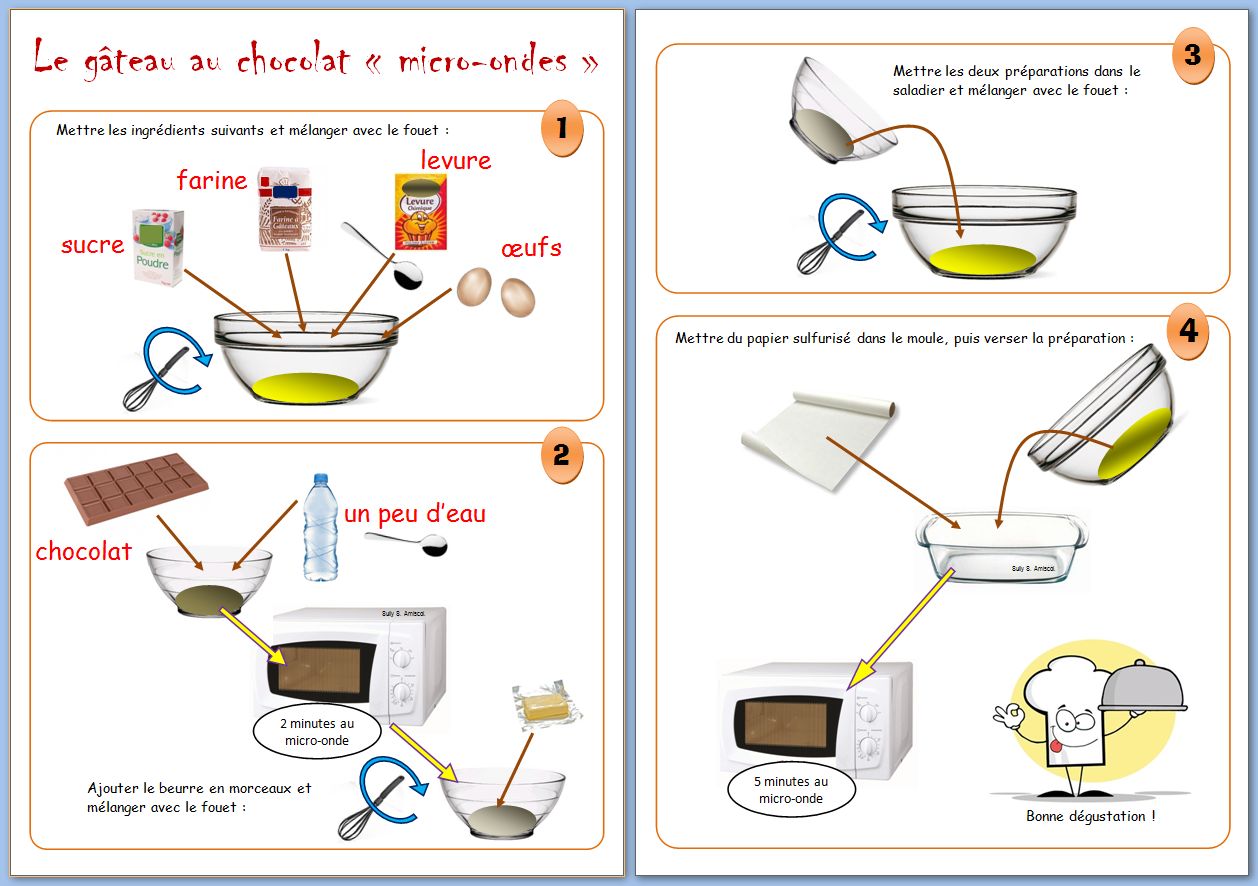 Amiscol Gâteau au chocolat microonde
