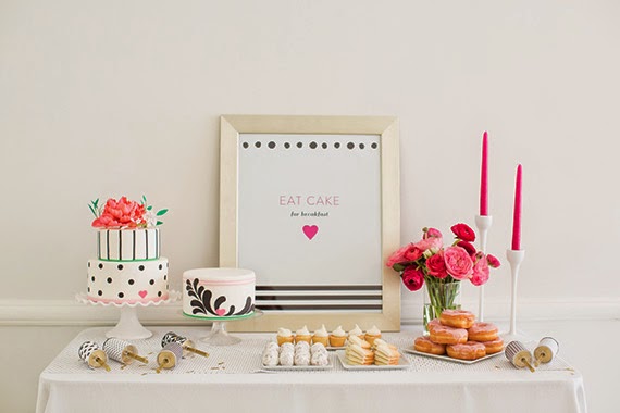 Fiesta de chicas en rosa - mesa personalizada6