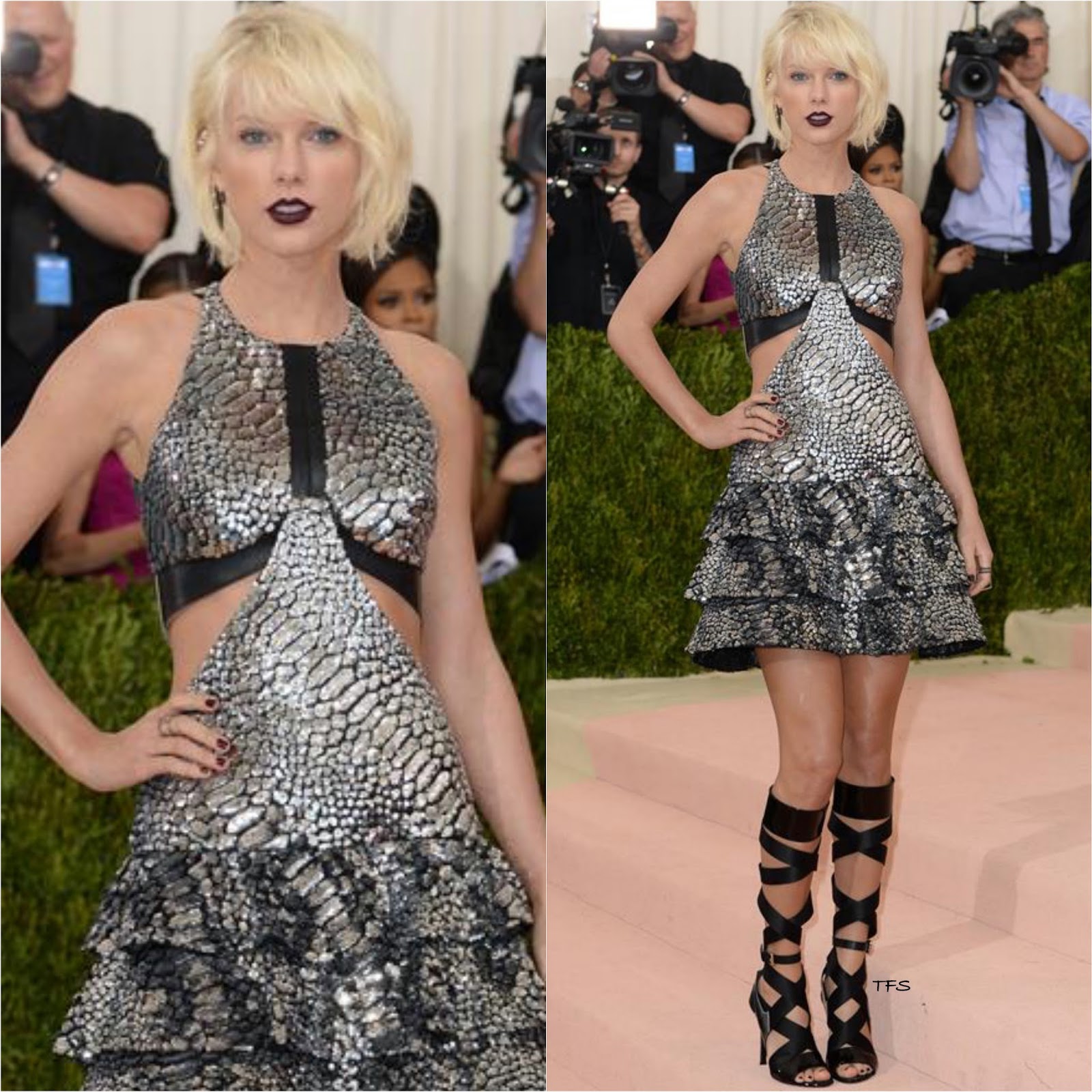 Taylor Swift in Louis Vuitton at the 2016 MET Gala
