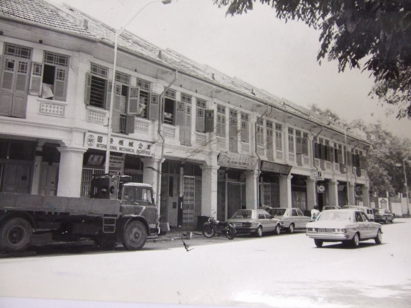 Old shophouses