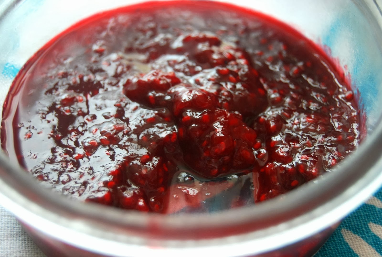 Confiture framboise & café
