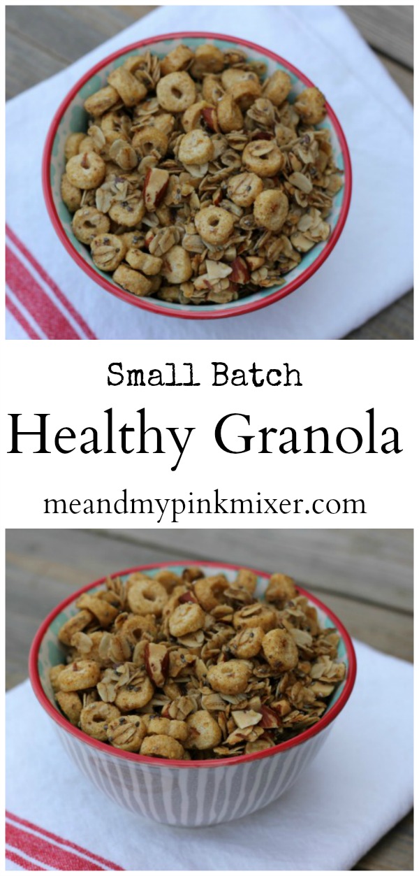 Me and My Pink Mixer Small Batch Healthy Granola