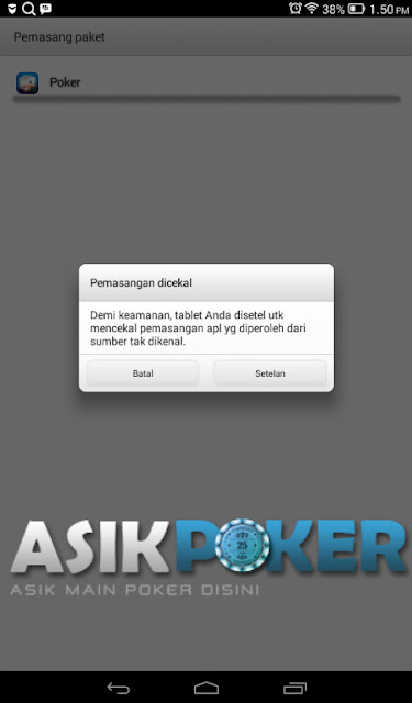 cara install poker online di android