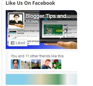 Facebook Page Widget For Blogger 