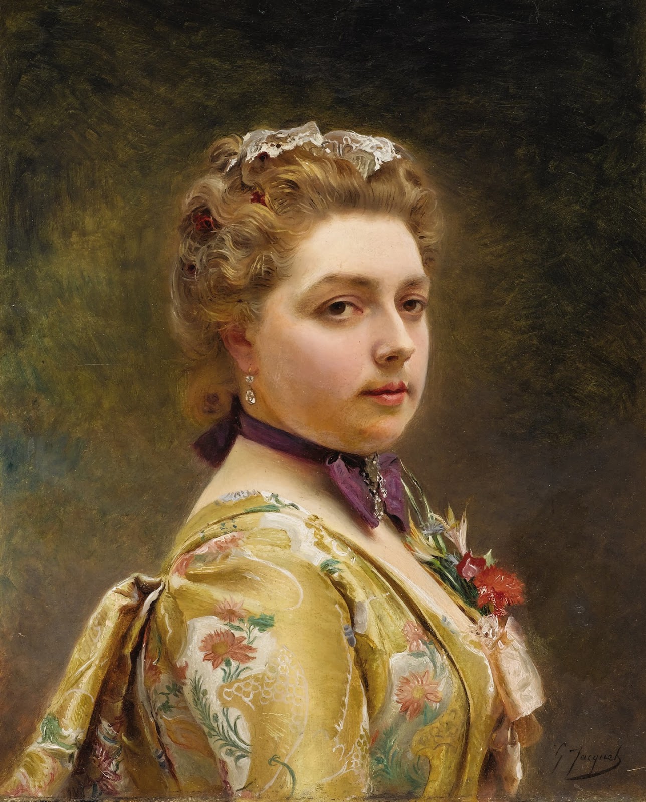 Gustave Jacquet Portrait / Genre painter Tutt'Art Pittura