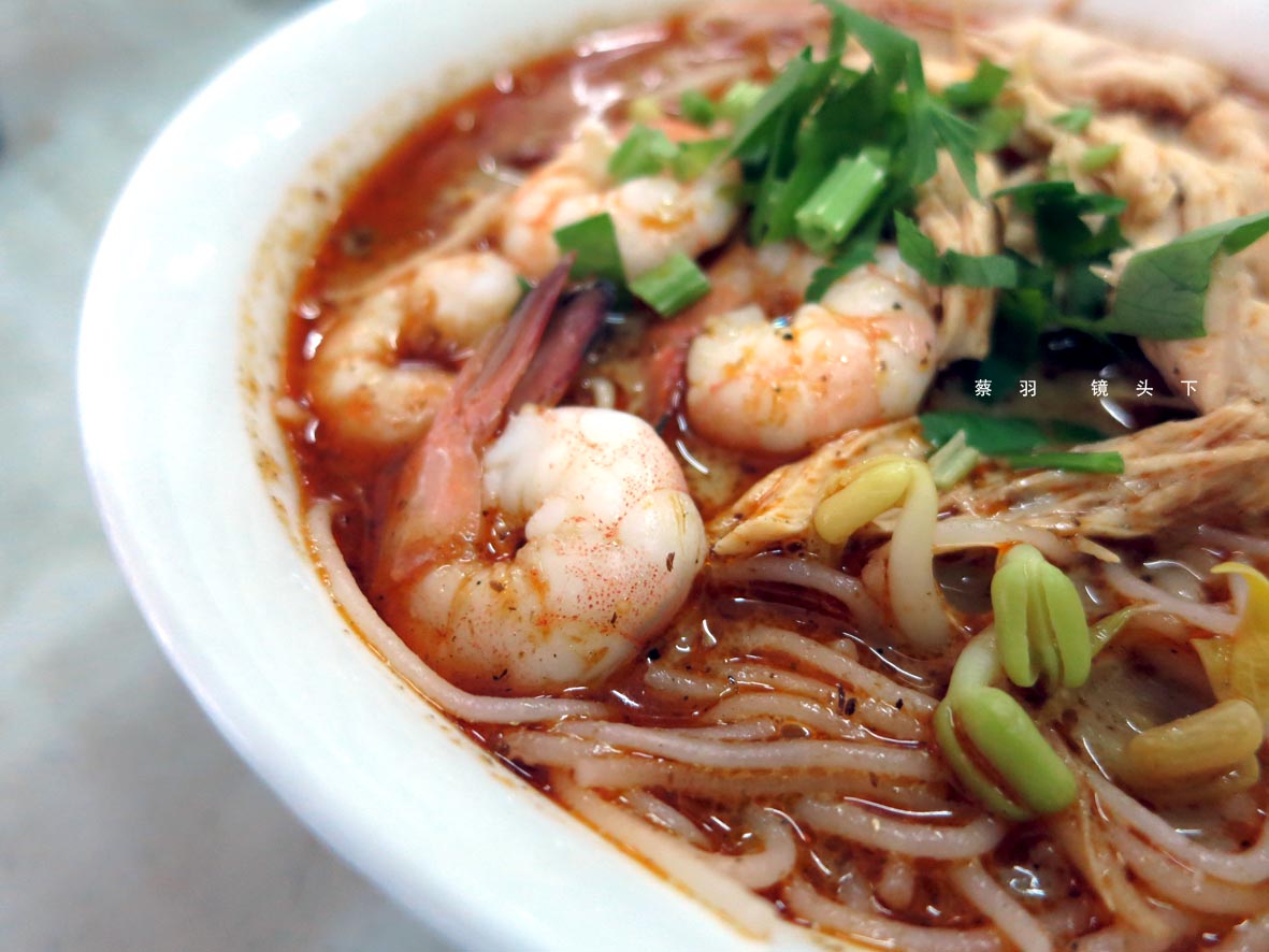 古晋老街美食档案010 吉昌饮食店叻沙（Kit Siang Café Laksa）