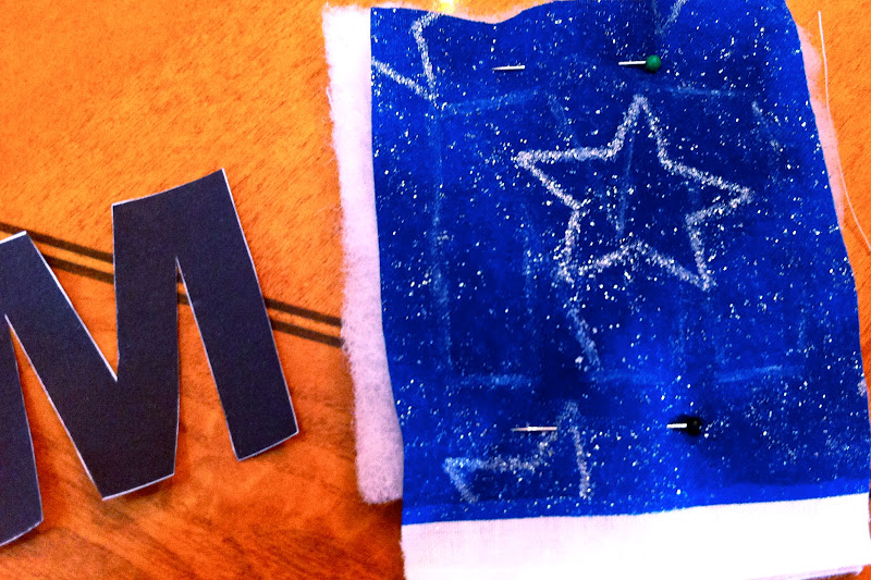 A Song of Sixpence: plush alphabet magnets - part 2: sewing