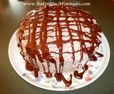 Cookie Frosted Cake | www.BakingInATornado.com | #recipe