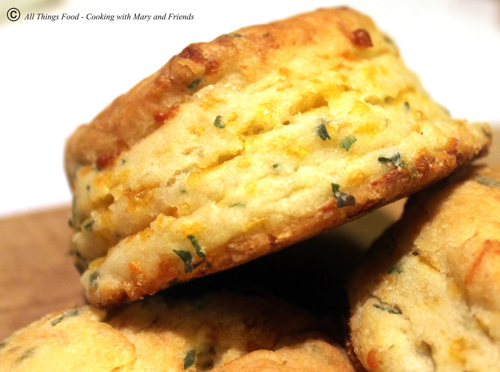 Cooking With Mary and Friends Garlic Cheese Biscuits