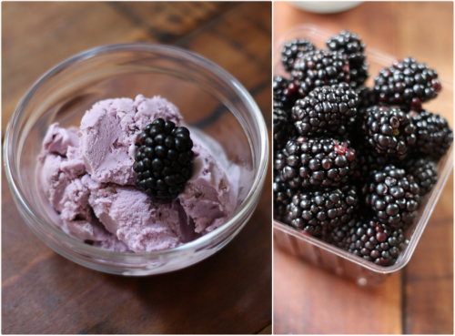 Recipe: Homemade Blackberry Ice Cream | 17 Apart