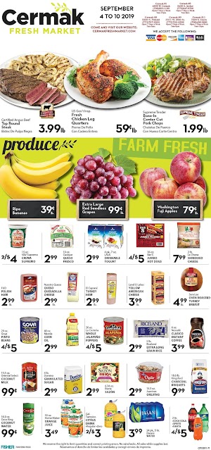 Cermak Weekly Sale Ad September 4 - 10, 2019