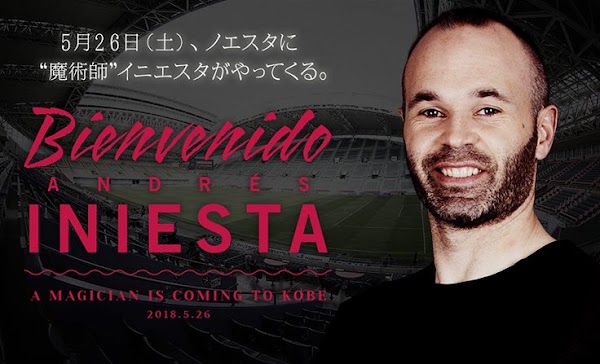Oficial: El Vissel Kobe ficha a Iniesta Oficial: El Vissel Kobe ficha a Iniesta
