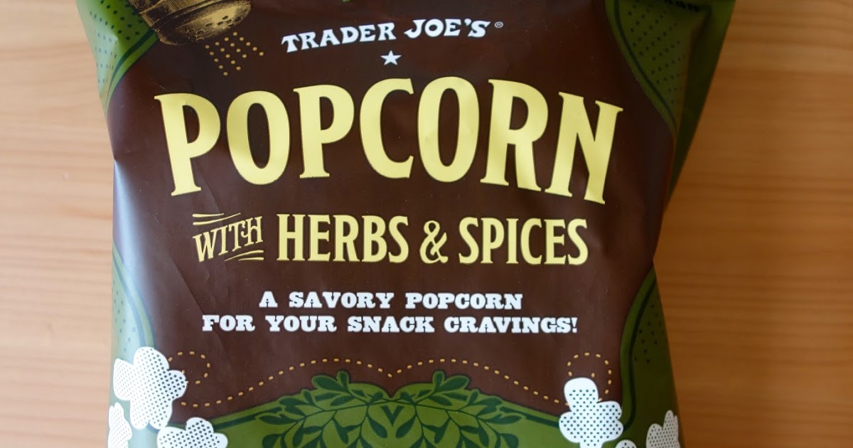 Trader Joe's Popcorn with Herbs & Spices