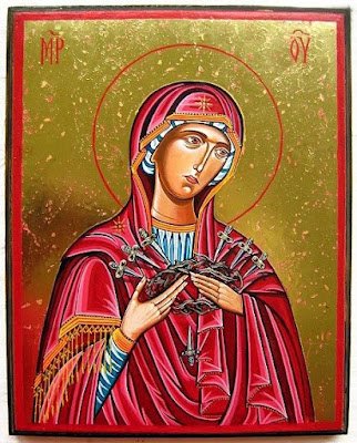 Nossa Senhora das Dores - Imagens, fotos, ícones, pinturas, vitrais