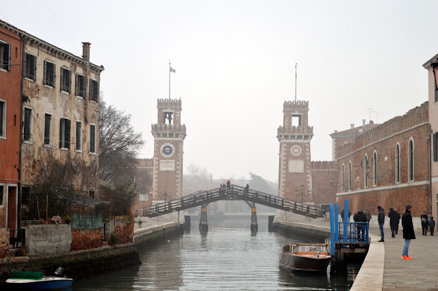 itinerario per castello a venezia