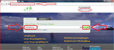 Penulisan nama domain diDOT TK Cara mendaftarkan dan mendapatkan nama domain gratis diDOT TK