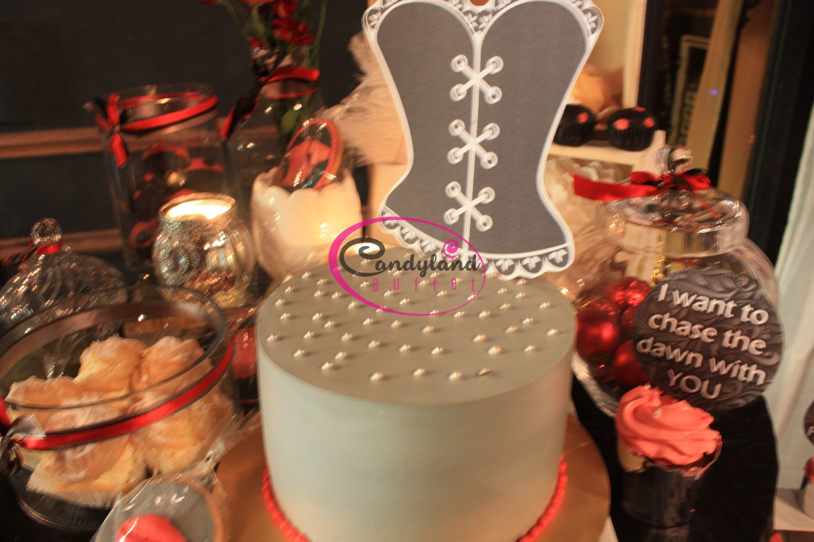 Candyland Buffet 50 Shades Of Grey Birthday Theme