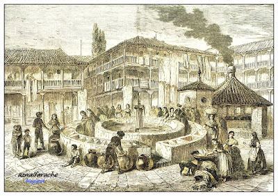 Sevilla - 1850 - Corral del Conde - Adolphe Rouargue